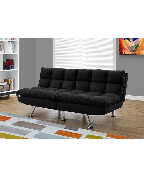 Monarch Specialties Micro Suede Click Clack Futon Reviews