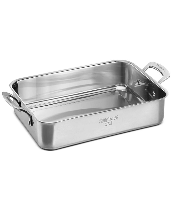 Cuisinart Forever Stainless 13.5" Lasagna Roasting Pan Macy's