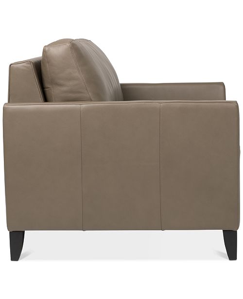 Furniture Priley 48 Leather Twin Sleeper Sofa Reviews