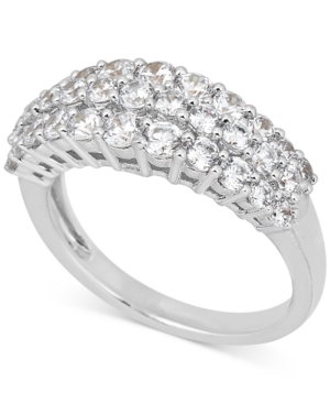 image of Diamond Three-Row Anniversary Band (1-1/2 ct. t.w.) in 14k White Gold