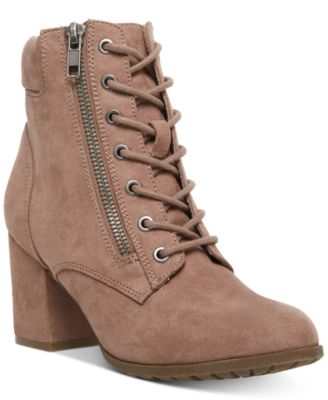 Madden Girl Tell Lace-Up Booties 