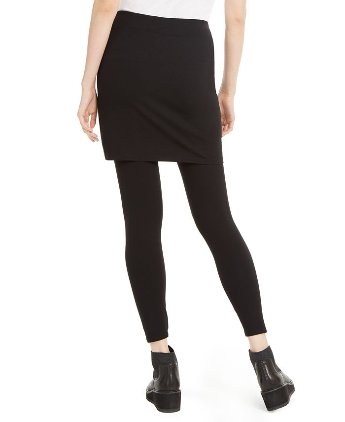 Eileen Fisher Stretch Jersey Knit Skirted Leggings Created for Macy's ...