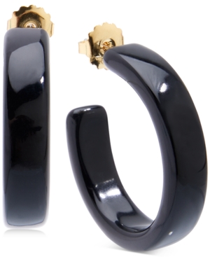 image of Zenzii Gold-Tone Acetate Tortoise Shell-Look Medium 1-1/2