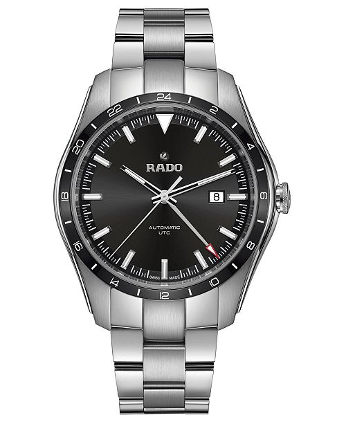 Rado Limited Edition Swiss Automatic Hyperchrome Stainless Steel Bracelet Watch 44mm Created For Macy S Reviews All Fine Jewelry Jewelry Watches Macy S