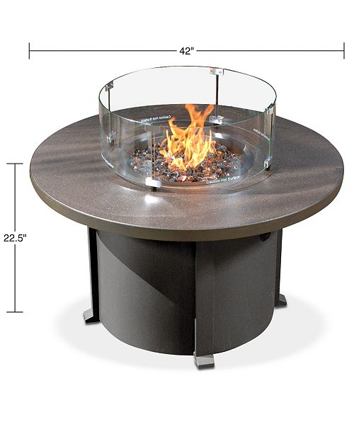 Furniture Cal Sil Round Fire Pit Table Reviews Furniture Macy S