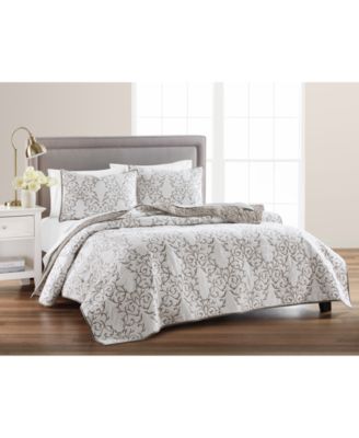 Martha Stewart Collection Chateau Cotton Quilt, Full/Queen, Created For Macy's