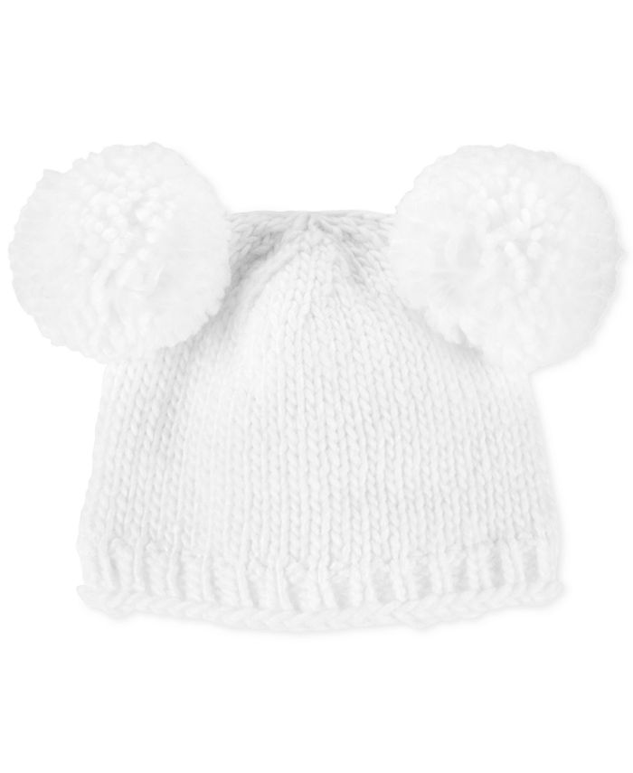 Carter s Baby Girls Knit Pom Pom Hat Macy s