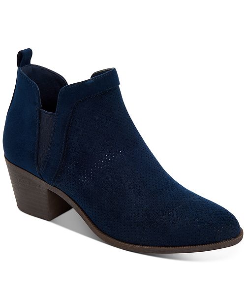 Style Co Women S Myrrah Perforated Ankle Booties Created For
