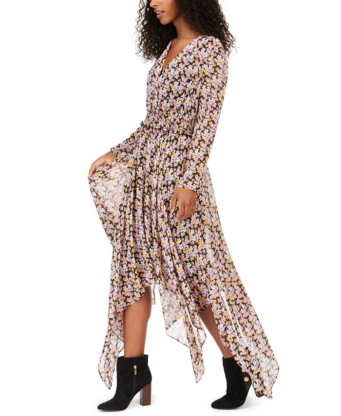 Tommy Hilfiger FauxWrap Smocked Peasant Dress Macy's