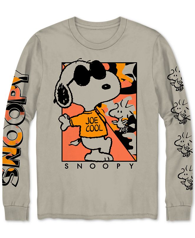 Jem Snoopy Men's Long-Sleeve Graphic T-Shirt & Reviews - T-Shirts - Men ...