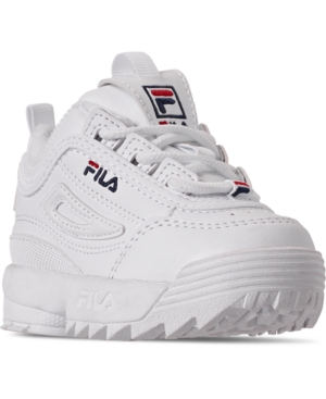 Fila Toddler Boys Disruptor 2 Casual Sneakers From Finish Line In White Modesens
