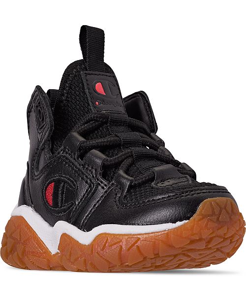 Champion Toddler Boys Tank Grid Mid Athletic Sneakers Boots From Finish Line Reviews Finish Line Athletic Shoes Kids Macy S