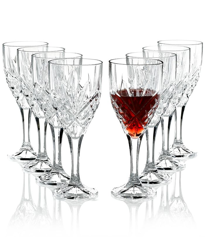 Dublin Set of Shatterproof and Reusable Acrylic Godinger Wine Glasses Goblets 