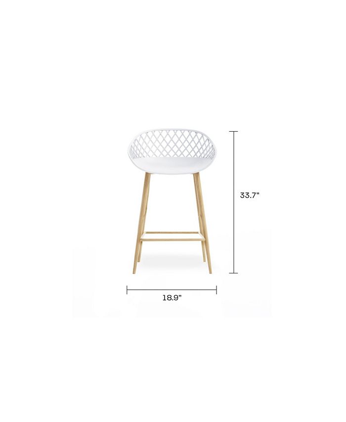 Jamesdar Kurv Counter Stool, Set of 2 Macy's