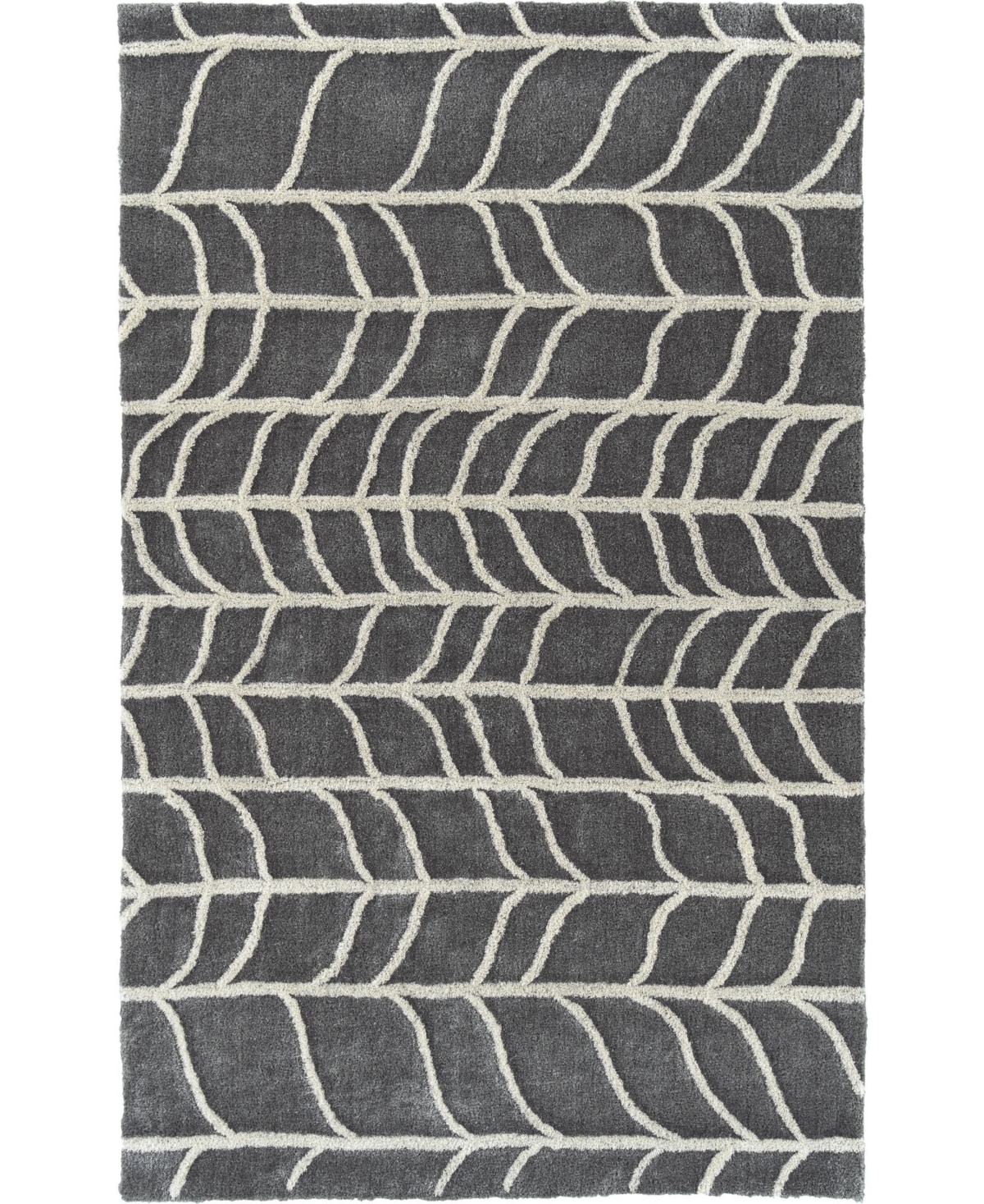 Closeout! D Style Nomae Nom2 8' x 10' Area Rug - Pewter
