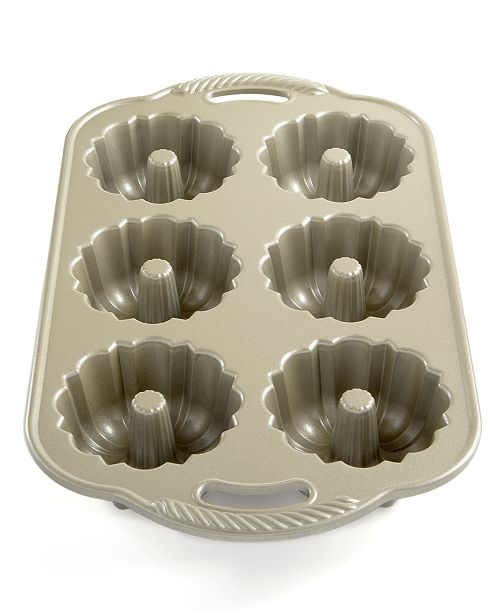 Nordic Ware Anniversary 6 Cavity Mini Bundt Pan & Reviews Bakeware