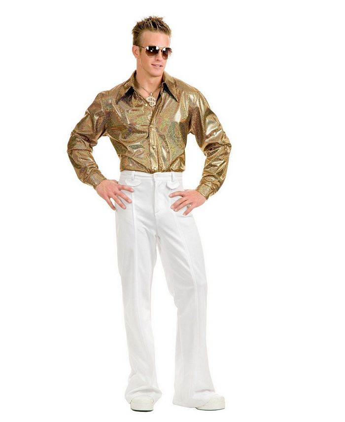 BuySeasons Men's Hologram Disco Shirt - Macy's