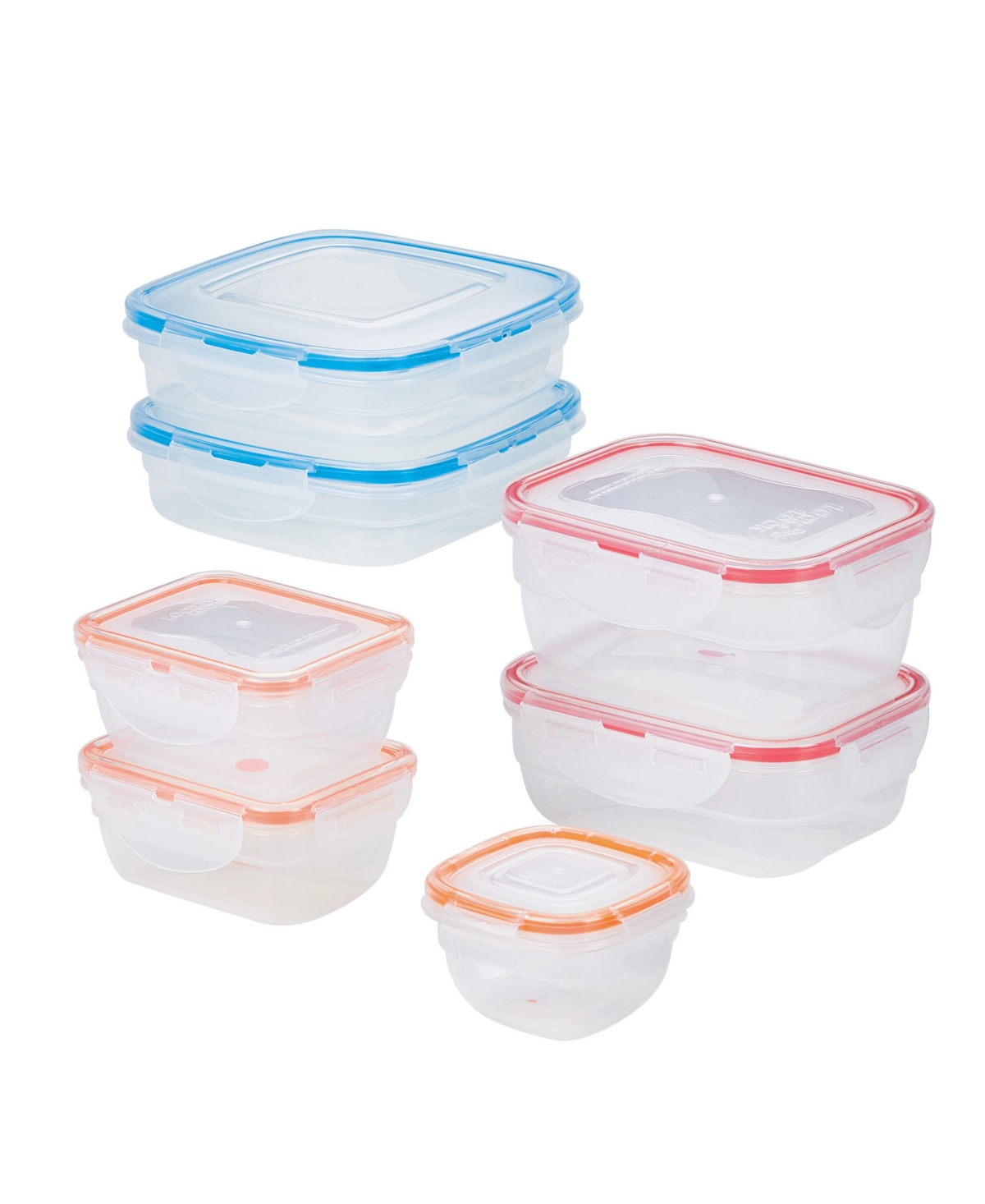 Easy Essentials Color Mates Assorted 14-Pc. Food Storage Container Set - Multi