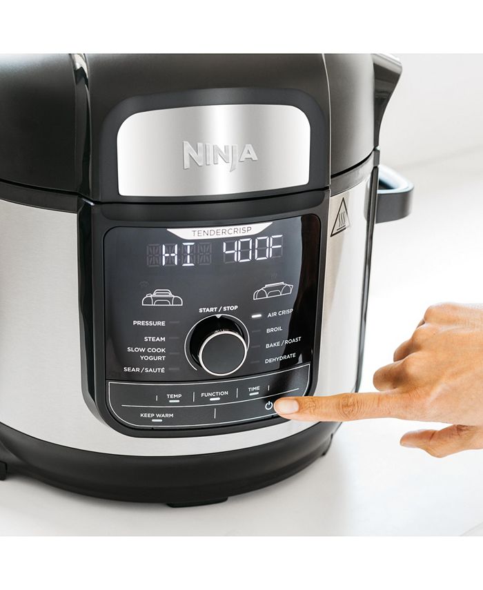 Ninja Foodi™ FD401 8 Qt. 12in1 Deluxe XL Pressure Cooker & Air Fryer in Stainless Steel Macy's
