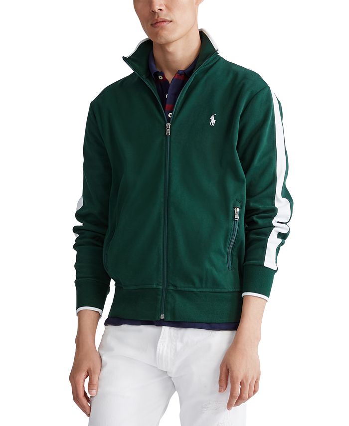 Polo Ralph Lauren Men's Big & Tall Cotton Interlock Track Jacket & Reviews  - Hoodies & Sweatshirts - Men - Macy's