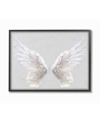 Gray Wings Framed Giclee Art, 16" x 20"