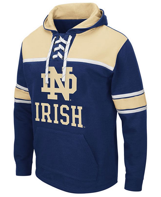 Colosseum Men's Notre Dame Fighting Irish Skinner Hockey Hooded ...