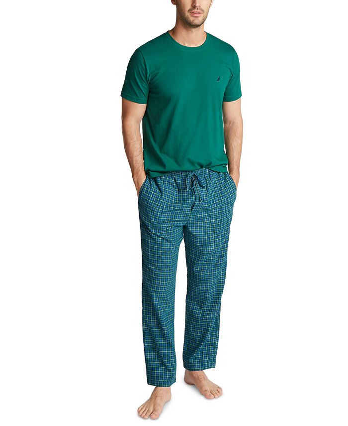 Nautica Men's Plaid Pajama Set Macy's