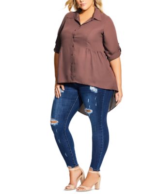 trendy plus size shirts