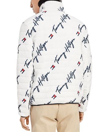 Tommy Hilfiger Men s Insulator Quilted Logo Print Jacket Macy s