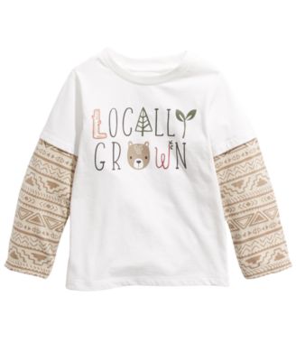 First Impressions - Baby Boys Cotton Layered-Look Locally Grown T-Shirt