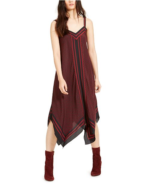 Michael Kors Printblocked Handkerchief Hem Dress Reviews