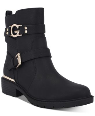 black guess boots