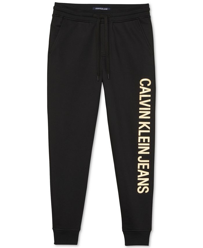 Calvin Klein Jeans Men's Vertical Logo Sweatpants - Macy's