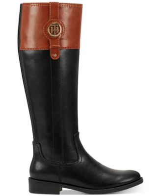 black tommy hilfiger boots