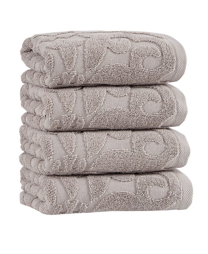 OZAN PREMIUM HOME 6-Piece White Turkish Cotton Quick Dry Bath