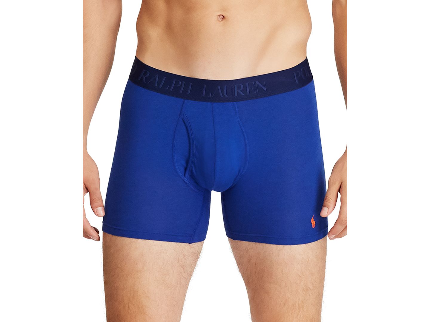 Трусы-боксеры Flex для мужчин, модал, 3 шт. — Polo Ralph Lauren, цвет: Синий — фото 7