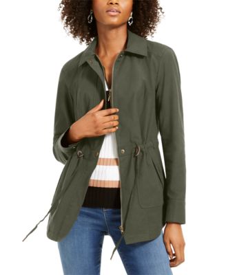 INC International Concepts - Drawstring Anorak Jacket