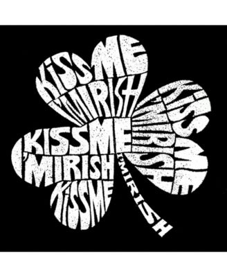 Men's Word Art T-Shirt - Kiss Me I'M Irish