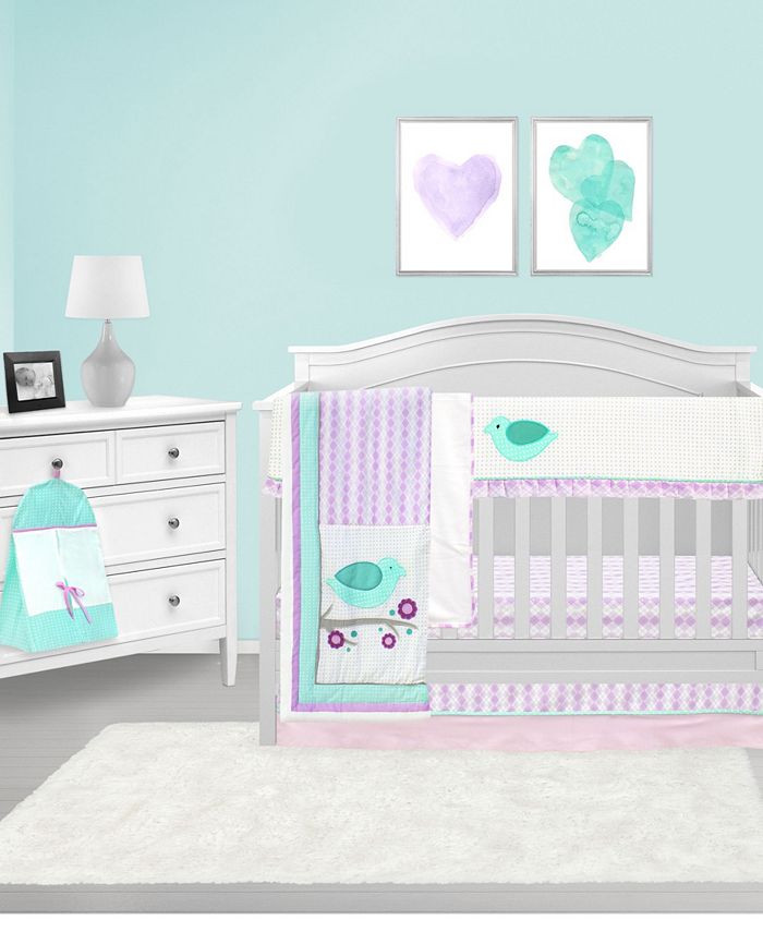 Pam Grace Creations Lovebird 6 Piece Crib Bedding Set Macy's