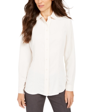 image of Anne Klein Peter Pan-Collar Blouse