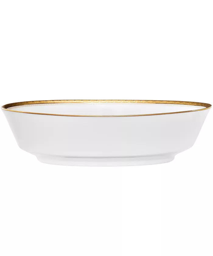 Noritake Charlotta Gold Oval Vegetable Bowl, 32 oz - Macys