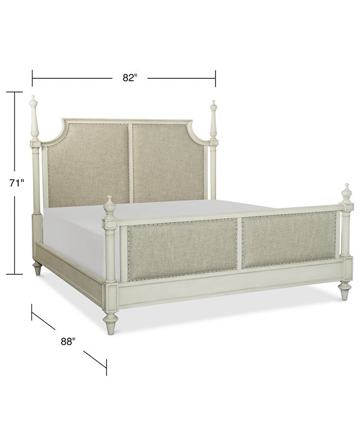 Furniture Barclay King Upholstered Bed Macy's