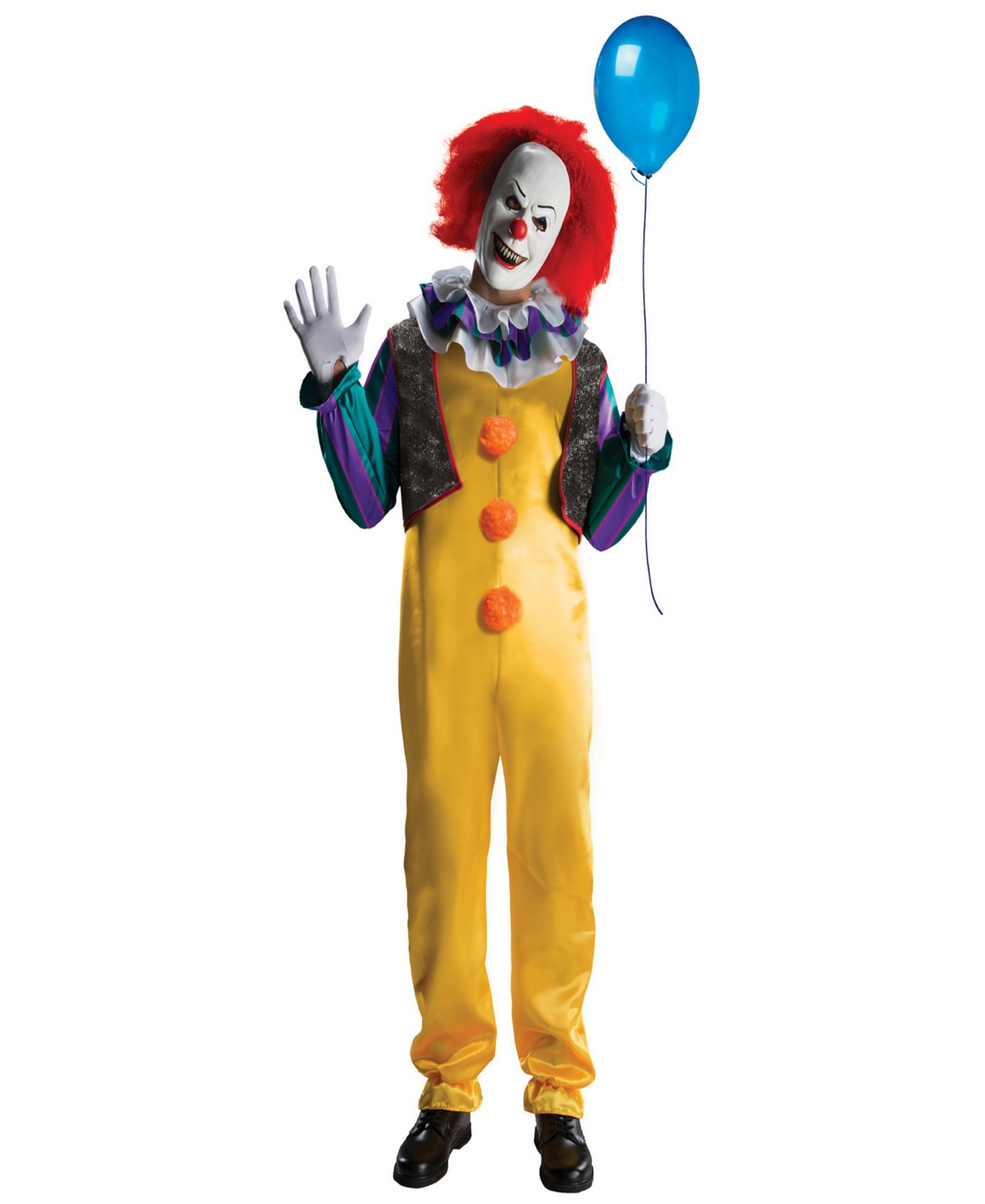 Buy Seasons Men's Stephen King's It - Deluxe Pennywise Clown Costume - Yellow
