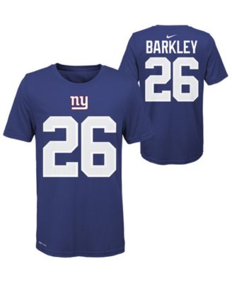 men's new york giants saquon barkley nike white color rush limited jersey