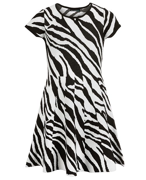 Sequin Hearts Big Girls Zebra Print Dress Reviews All Girls