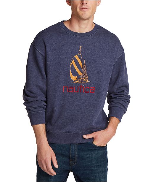 Nautica Men S Vintage Crewneck Logo Sweatshirt Reviews