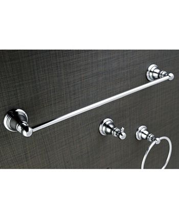 Kingston Brass - American Classic 4-Pc. Bathroom Accessory Set in Polished Chrome