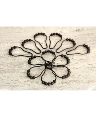 Roller Ball Shower Curtain Rings 12Pcs/Set