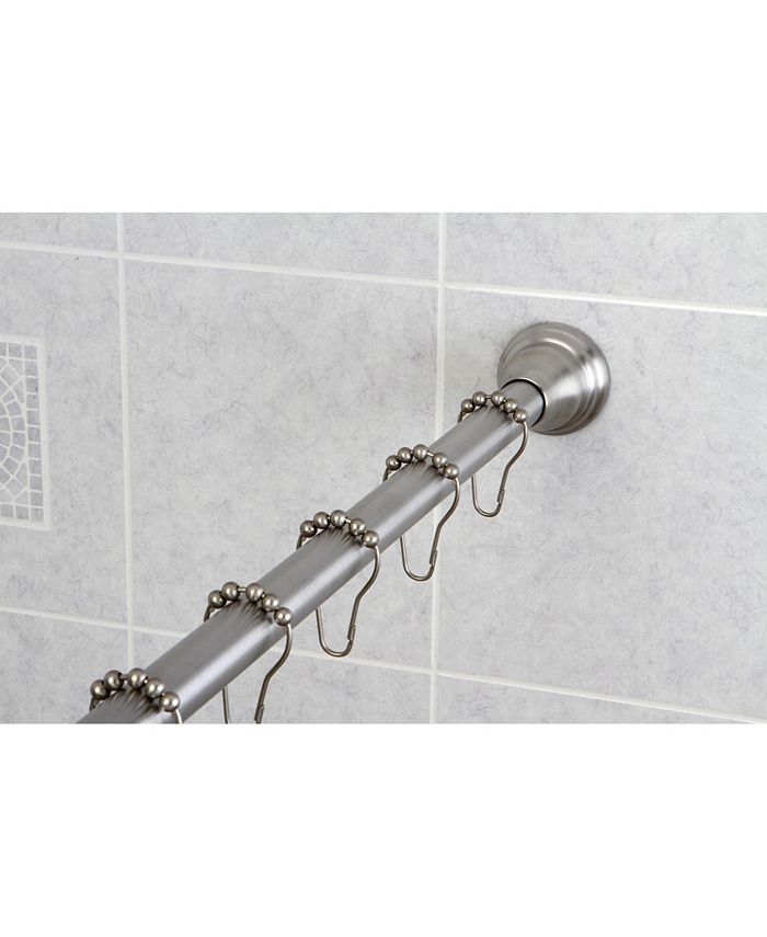 Kingston Brass Edenscape Straight Shower Curtain Rod with Shower