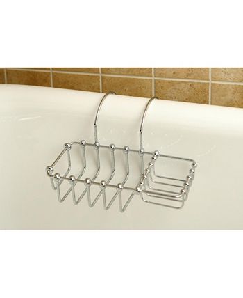 Kingston Brass - Vintage 8-3/8-Inch Clawfoot Bath Soap and Sponge Holder in Polished Chrome